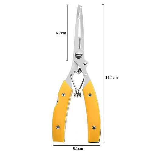Toyvian 1 Stück Fischereizange Messer Drahtschneider Zange Angelköder Klemme Angelschere Linienschneider Yellow Toyvian 1 Stück Fischereizange Messer Drahtschneider Zange Angelköder Klemme Angelschere Linienschneider Yellow von Toyvian