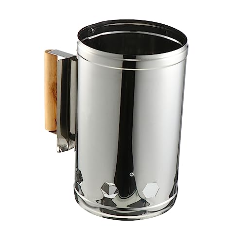 Toyvian 1 Stück Grill-Feuereimer Holzkohle-Anzündkamin, klein Feuerstarter für Grill Holzkohle-Kaminanzünder, Grill-Feueranzünder groß Feuerstarter Schornstein Kohleofen Rostfreier von Toyvian