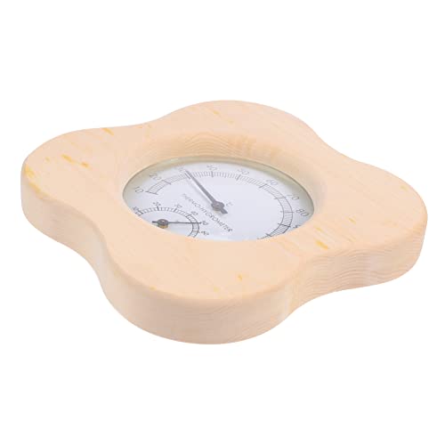 Toyvian 1 Stück Hygrometer Digital Sauna Feuchtigkeitsmessung Drinnen Thermometer Saunazubehör Ausstattung des Saunaraums Temperaturmesser Saunaraumversorgung Hölzern von Toyvian