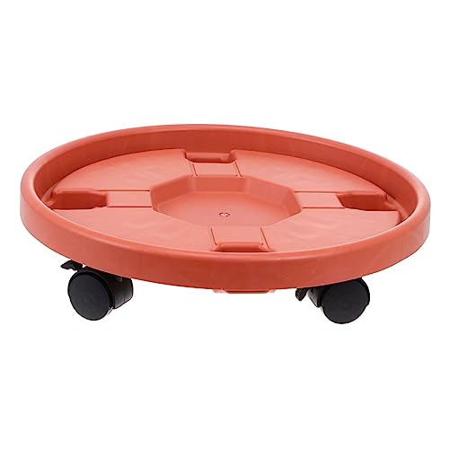 Toyvian 1 Stück Movable Blumentopfständer mit Rädern Robuster Blumenuntersetzer Dickem Kunststoff für Pflanzen und Töpfe und Stylish für Zuhause von Toyvian