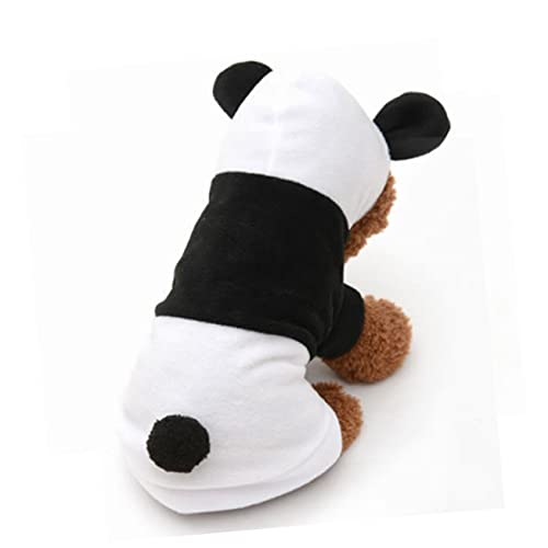 Toyvian 1 Stück Panda -Outfit Hund Pandas Panda-Welpenkostüm Kleidung in Panda-Form Kostüm Haustier Pandaförmiges Kostüm Weiß Toyvian 1 Stück Panda -Outfit Hund Pandas Panda-Welpenkostüm Kleidung in Panda-Form Kostüm Haustier Pandaförmiges Kostüm Weiß von Toyvian