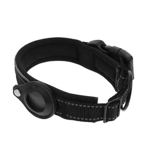 Toyvian 1 Stück Schutzhülle für Hundekragen Tag Schlüssel -Verlust-Tracer-Fall Verfolgung gehäuse Locator-Halter Tracer-Halter Locator-Schutzgürtel Locator-Befestigungsgurt Nylon Schwarz von Toyvian