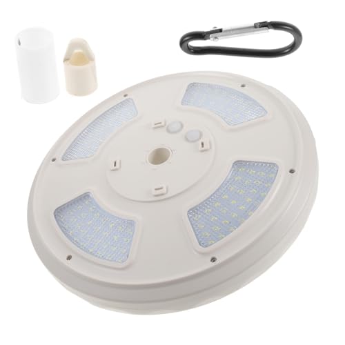 Toyvian 1 Stück Solar-Fahnenmast-Licht Strahler für den Außenbereich, solarbetrieben Landschaft LED solarleuchten für außen Solarbetriebenes Flaggenlicht Praktische Fahnenmastleuchte Weiß von Toyvian