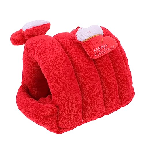 Toyvian 1 Stück Warmes kleines Haustiernest im Winter Einstreu für Hamster Chinchilla-Hütte Fell winzig Plüsch Vlies Schlafbett für Hamster schlafendes kleines Tier PP Baumwolle rot Toyvian 1 Stück Warmes kleines Haustiernest im Winter Einstreu für Hamster Chinchilla-Hütte Fell winzig Plüsch Vlies Schlafbett für Hamster schlafendes kleines Tier PP Baumwolle rot von Toyvian