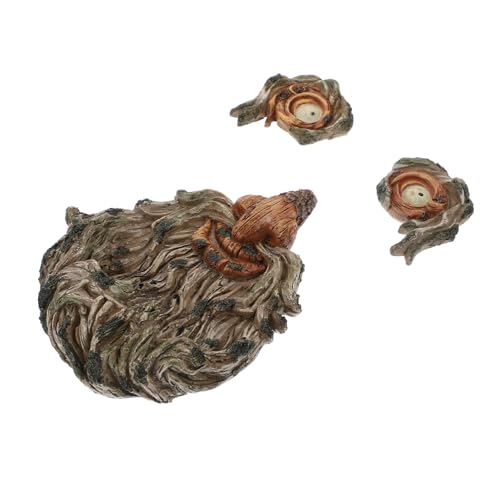 Toyvian 1 Stück neuartiges Handwerk Futterspender im Freien bastelsachen Vogelhäuschen aus Kunstharz Harz-Feeder Vögel Feeder Harzhandwerk kreativer Vogelhäuschen Kaffee von Toyvian