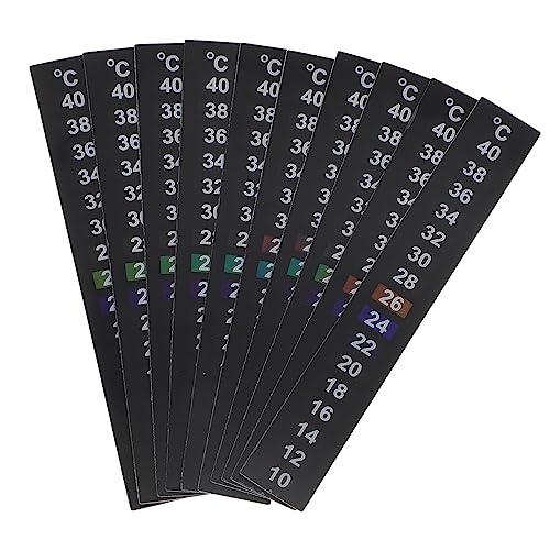 Toyvian 10 Stück Aquarium Temperaturaufkleber Selbstklebende Flüssigkristall Thermometer für Fischbecken Genaue Temperaturanzeige für Aquarien und Badewannen Toyvian 10 Stück Aquarium Temperaturaufkleber Selbstklebende Flüssigkristall Thermometer für Fischbecken Genaue Temperaturanzeige für Aquarien und Badewannen von Toyvian