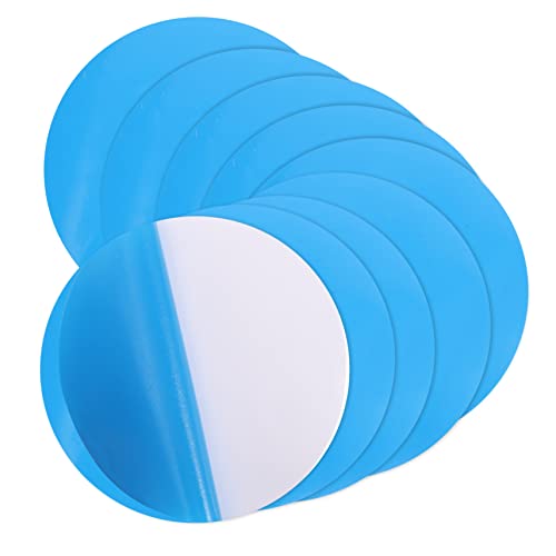 Toyvian 10 Stück Aufblasbares Boot PVC Reparaturkleber Schwimmbad Patch Reparaturflicken PVC-Reparaturpflaster Reparaturpflaster für aufblasbare Produkte Blue von Toyvian
