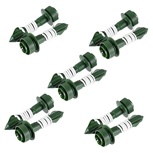 Toyvian 10 Stück Automatisches Bewässerungsgerät Pflanzenbewässerungsausrüstung Topfbewässerungszubehör Selbstbewässerndes Spikes Gerät Automatisches Bewässerungssystem Grüner Kunststoff von Toyvian