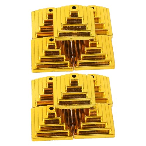 Toyvian 10 Stück Fahnenständer für kleine Fahnen Tischfahnen Mini-Fahnenständer Stand Steht Inhaber Kleiner Flaggenhalter für Schreibtisch Mini-Flaggenhalter Plastik Golden von Toyvian