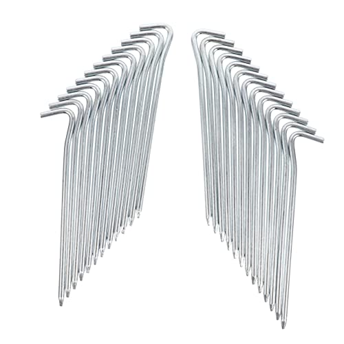Toyvian 10 Stück Heringe Spikes Einsatz Einsätze Pfähle Für Gartenzelte Unterstützung Anbindung Bodenpflöcke Camping Strapazierfähiges Zelt Galvanisiertes Eisen von Toyvian