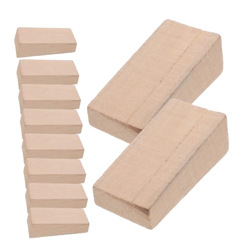 Toyvian 10 Stück Holzkeile für und Hackenstiele Universelles Werkzeugzubehör zur Sicherung von Gartenwerkzeugen Einfache Installation Langlebig und Anpassbar von Toyvian