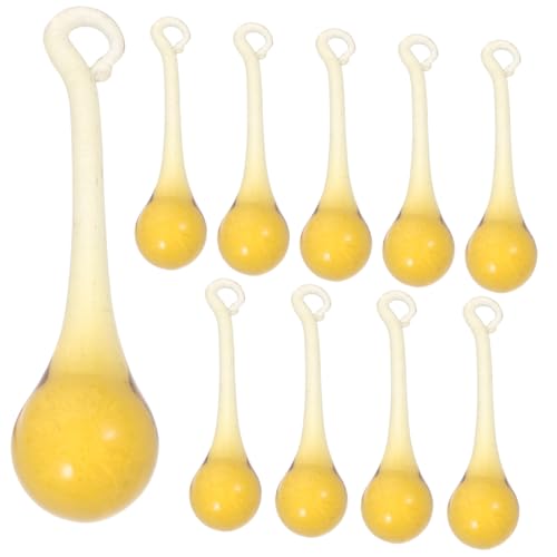 Toyvian 10 Stück Kronleuchterkristallschmuck Für Dekorationen Hochzeitsdekor Hängend Pendelleuchten Kristalle Hängen Ornamente Led Hochzeitsschmuck Golden Kristallglas von Toyvian