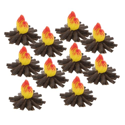 Toyvian 10 Stück Miniaturisierte Harzfeuerstelle Teiliges für Puppenhäuser Lebensechte Dekoration für Tischfeuer oder Garten Accessoire Wetterfest und Langlebig Toyvian 10 Stück Miniaturisierte Harzfeuerstelle Teiliges für Puppenhäuser Lebensechte Dekoration für Tischfeuer oder Garten Accessoire Wetterfest und Langlebig von Toyvian