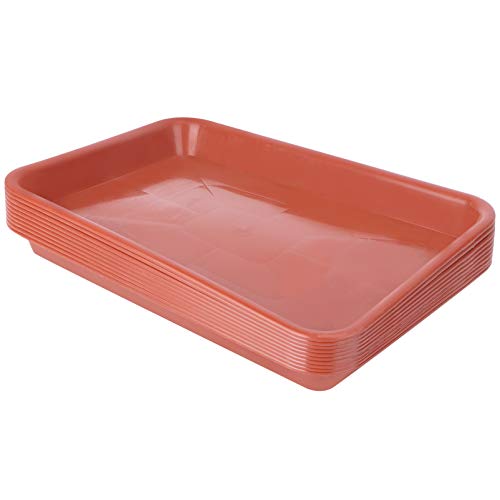 Toyvian 10 Stück Rechteckige Tabletts Blumentopfplatten Pflanzuntersetzer Rechteckige Pflanzgefäße Für Den Innenbereich Für Pflanzen Im Freien Dekorative Große Töpfe Quadratische von Toyvian