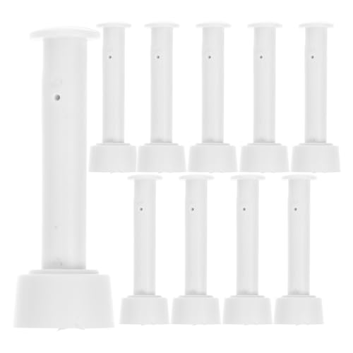 Toyvian 10 Stück Schwimmbadzubehör Stift Schwimmen Zubehör Für Poolrahmen Pools Ersatzteil Stecker Mit Gewinde Pool-pins Universal- Klingenschärfer Für Schlittschuhe Pool-Clip Abs Weiß von Toyvian