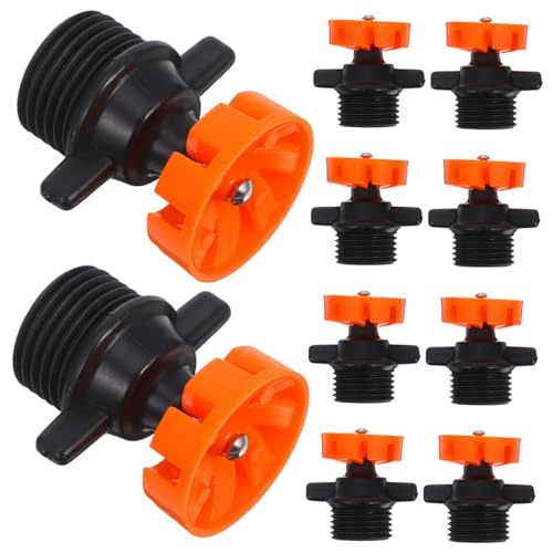 Toyvian Gartenbewässerungsgeräte 10-teilig Rotierender Sprinkler Mittelstrecken-sprühgerät Effiziente Bewässerung Für Rasenflächen Und Gärten von Toyvian