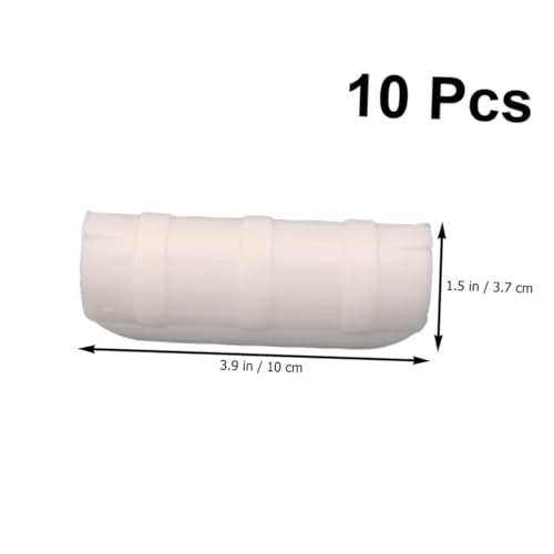 Toyvian 10 Stück Teiliges Abs PC Snap in Verschluss für Gewächshausrohre UV Beständig Elastisch und Langlebig für Gewächshausfolien Schattierungsnetze und Schutzrahmen von Toyvian