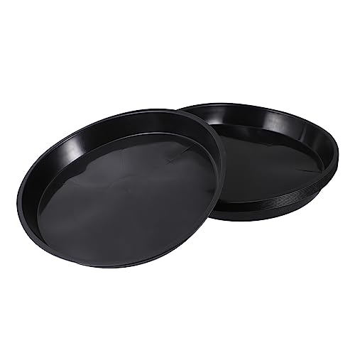 Toyvian 10 Stück Teiliges Blumenkübel Untersetzer Runder Pflanzschalen Teller Leichtem für Bonsai und Zimmerpflanzen Dekorativ und Praktisch für Garten und Wohnung von Toyvian