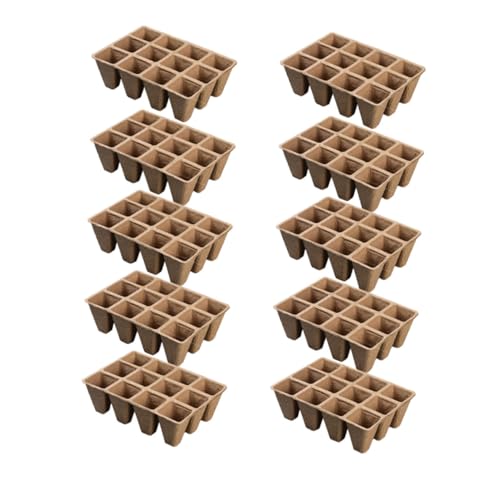 Toyvian 10 Stück Teiliges Fach Zellulose Anzuchttöpfe Pflanzschalen Biologisch Abbaubar Pflanzgefäße für Samenanzucht Garten Geeignet Natürliche Pflanztöpfe Ökologisch Toyvian 10 Stück Teiliges Fach Zellulose Anzuchttöpfe Pflanzschalen Biologisch Abbaubar Pflanzgefäße für Samenanzucht Garten Geeignet Natürliche Pflanztöpfe Ökologisch von Toyvian