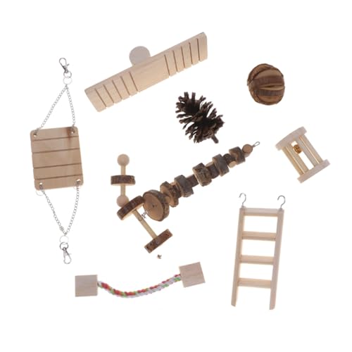 Toyvian 10 Stück Teiliges Hamster Kauspielzeug aus Natürlichem Holz Fördert Zahnpflege und Beschäftigung Vielseitige Designs für Kleine Nagetiere Wie Hamster Ratten Meerschweinchen für Toyvian 10 Stück Teiliges Hamster Kauspielzeug aus Natürlichem Holz Fördert Zahnpflege und Beschäftigung Vielseitige Designs für Kleine Nagetiere Wie Hamster Ratten Meerschweinchen für von Toyvian