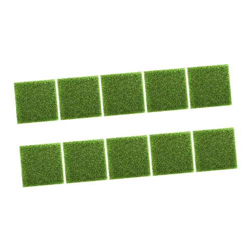 Toyvian 10 Stück Teiliges Künstliches Grasmatten Realistische Grüne Dekorasche für Garten DIY Landschaftsbau Strapazierfähiges PP Material Vielseitig Indoor und Outdoor Einsetzbar Toyvian 10 Stück Teiliges Künstliches Grasmatten Realistische Grüne Dekorasche für Garten DIY Landschaftsbau Strapazierfähiges PP Material Vielseitig Indoor und Outdoor Einsetzbar von Toyvian