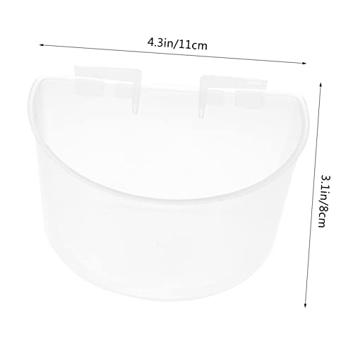 Toyvian 10 Stück Teiliges Kunststoff Futter und Wasserbehälter für Tauben Großer Transparenter Futternapf mit Haken zum Aufhängen Am Vogelkäfig Robust Leicht zu Reinigen und Nachzufüllen Toyvian 10 Stück Teiliges Kunststoff Futter und Wasserbehälter für Tauben Großer Transparenter Futternapf mit Haken zum Aufhängen Am Vogelkäfig Robust Leicht zu Reinigen und Nachzufüllen von Toyvian