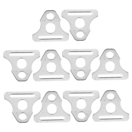 Toyvian 10 Stück Teiliges Leichte Zeltseilspanner aus Metall Wind Wasserfeste Dreieck schnallen Robust und Verschleißfest Multifunktionale Camping schnurversteller für Outdoor zelte Toyvian 10 Stück Teiliges Leichte Zeltseilspanner aus Metall Wind Wasserfeste Dreieck schnallen Robust und Verschleißfest Multifunktionale Camping schnurversteller für Outdoor zelte von Toyvian