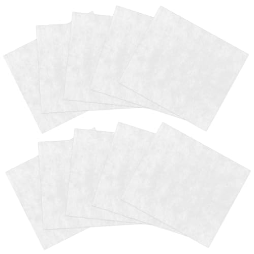 Toyvian 10 Stück Teiliges Luftauslass-filterpapier mit Selbstklebender Schutzschicht Zuschneidbar Verschleißfest für Klimaanlagen und Auto-klimasysteme Elektrisch Isolierend von Toyvian