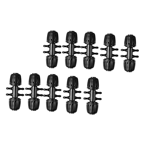 Toyvian 10 Stück Teiliges PE Verbinder Schlauch Praktischer Schlauchverbinder Adapter für Gartenbewässerung Landwirtschaft und Tropfbewässerungssysteme Schwarz Toyvian 10 Stück Teiliges PE Verbinder Schlauch Praktischer Schlauchverbinder Adapter für Gartenbewässerung Landwirtschaft und Tropfbewässerungssysteme Schwarz von Toyvian