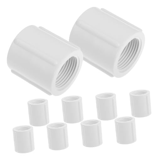Toyvian 10 Stück Teiliges PVC Innengewinde Schlauchadapter Gartenrohrverbinder Langlebig Robust Einfache Installation für Gartenschläuche und Wasserleitungen Toyvian 10 Stück Teiliges PVC Innengewinde Schlauchadapter Gartenrohrverbinder Langlebig Robust Einfache Installation für Gartenschläuche und Wasserleitungen von Toyvian