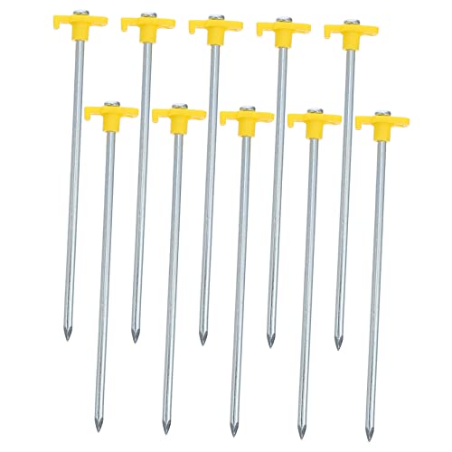 Toyvian 10 Stück Zeltpflöcke Robuste Verlängerte Erdnägel für Outdoor Camping zum Sichern von Zelten Pavillons und Gartenstrukturen Toyvian 10 Stück Zeltpflöcke Robuste Verlängerte Erdnägel für Outdoor Camping zum Sichern von Zelten Pavillons und Gartenstrukturen von Toyvian