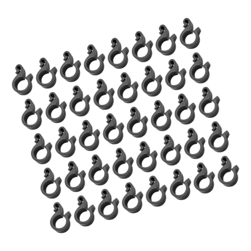 Toyvian 100 Stück Bewässerungsrohrschellenhaken Gartenbedarf Wasserrohrschlauchschelle Tropfschlauch Tropfbewässerungssystem Gartenschlauchschellen Schlauchclips von Toyvian