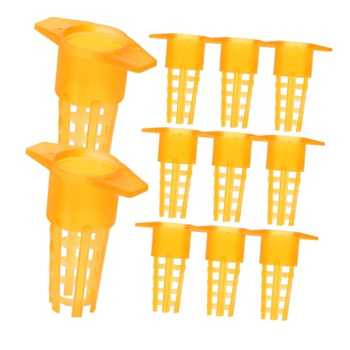 Toyvian Kunststoff Königinnenkäfig Schutz 100 Stück Bienenzucht Werkzeug Robuste Schutzhülle Für Bienenköniginnen Leicht Und Tragbar Für Imker Und Bienenzucht von Toyvian