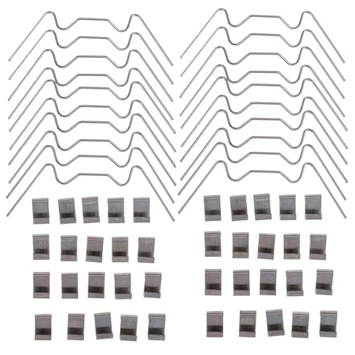 Toyvian 100 Stück Edelstahl Gewächshaus Glas clips mit Z überlappklammern Rostbeständige Befestigung für Hohlkammerplatten Mehrfachverglasung und Glasplatten im Garten Toyvian 100 Stück Edelstahl Gewächshaus Glas clips mit Z überlappklammern Rostbeständige Befestigung für Hohlkammerplatten Mehrfachverglasung und Glasplatten im Garten von Toyvian