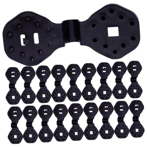 Toyvian 100 Stück Gartennetz Clips Rundform Robuste Schattiernetz Klammern mit Starkem Halt Reißfest Wetterbeständig für Gewächshaus Mesh Sonnenschutz und Gartenbefestigung von Toyvian