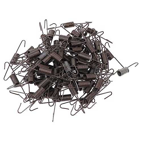 Toyvian 100 Stück Sofa Springhaken Ersatz-Kit für Sofafedern Zubehör Sofafeder mit Haken Möbel-Federhaken Sofa-Couch Sofa ersatzteile durchhängende Couchstütze Stahl Black von Toyvian