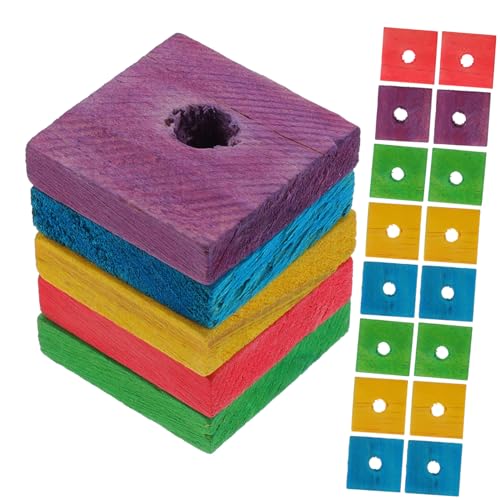 Toyvian 100Stücke Papageien Holzspielzeug Kau für Sicheres Bissspielzeug aus Holz für Papageien und Wellensittiche Fördert und Zahngesundheit Toyvian 100Stücke Papageien Holzspielzeug Kau für Sicheres Bissspielzeug aus Holz für Papageien und Wellensittiche Fördert und Zahngesundheit von Toyvian