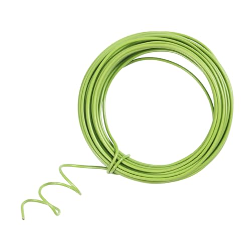 Toyvian 10M Biegbarer Metalldraht Flexibler Eisendraht für DIY Klettergerüste Grün zur Befestigung von Pflanzen im Garten für Handwerksprojekte von Toyvian