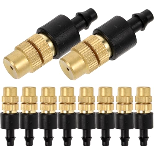 Toyvian 10Stücke Verstellbare Nebeldüse Nebelsprinkler für Gartenbewässerung Automatische Sprühfunktion Kompatibel mit Wasserschläuchen Toyvian 10Stücke Verstellbare Nebeldüse Nebelsprinkler für Gartenbewässerung Automatische Sprühfunktion Kompatibel mit Wasserschläuchen von Toyvian