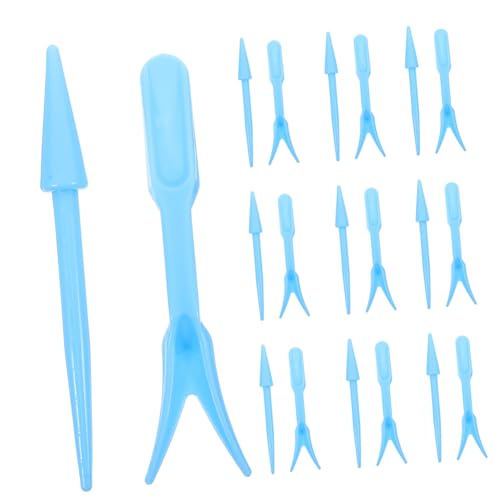 Toyvian 12 Sätze Gartenbedarf Wasser Mini-Gartengeräte saftig Transplantation im Freien Werkzeug Pflanzen Wurzelschaufel Gartengeräte für Frauen Mini-Schaufel pp Sky-Blue von Toyvian