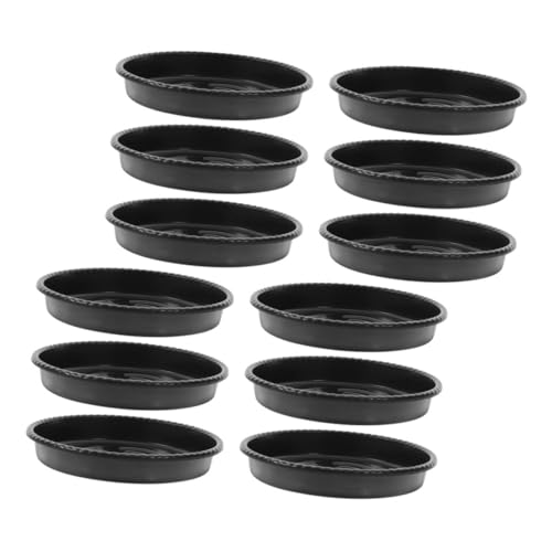 Toyvian 12 Stück Blumentopf Tablett Runde Pflanzenauffangwannen Pflanzenuntersetzer Für Drinnen Pflanzentropfenschalen Runde Tropfschalen Blumentopf -untertasse Schwarz Toyvian 12 Stück Blumentopf Tablett Runde Pflanzenauffangwannen Pflanzenuntersetzer Für Drinnen Pflanzentropfenschalen Runde Tropfschalen Blumentopf -untertasse Schwarz von Toyvian