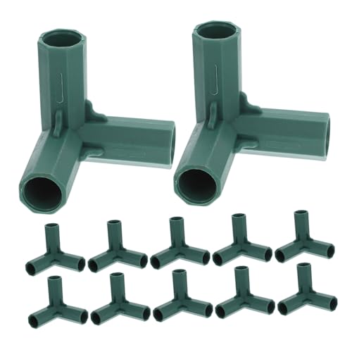 Toyvian 12 Stück Gewächshausrahmenanschluss Gartenrahmenverbinder gemeinsamer Stecker Treibhausrahmenverbindungsanschluss Rahmengebäudeanschlüsse passen Anschlüsse für Gartenrohre pp Grün Toyvian 12 Stück Gewächshausrahmenanschluss Gartenrahmenverbinder gemeinsamer Stecker Treibhausrahmenverbindungsanschluss Rahmengebäudeanschlüsse passen Anschlüsse für Gartenrohre pp Grün von Toyvian