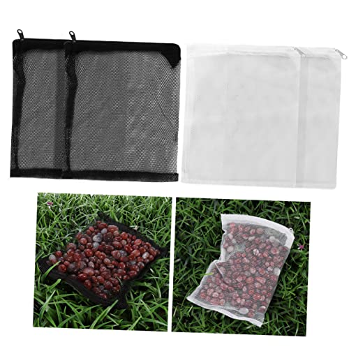 Toyvian 12 Stück Teiliges Filternetzbeutel Langlebiger Reißverschluss Mesh Filtertaschen für Aquarium Teich Garten Wiederverwendbar Hohe Durchflussrate von Toyvian