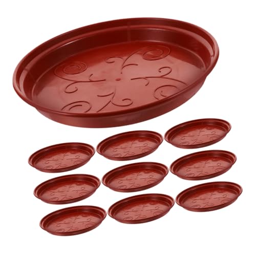Toyvian 12 Stück Teiliges Rundes Pflanzentopf untersetzer Dickem Kunststoff Robustes Pflanzenschalen tablett für Innen Außenbereich Wasserfestes Pflanzenuntersetzer tablett für von Toyvian
