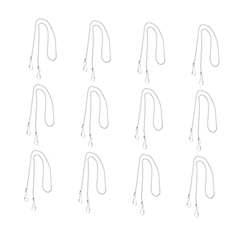 Toyvian 12 Stück Teiliges Set Poster Pole Hängende Ketten Metallaufhänger für Flaggen Dekorative Ketten für und Außenanwendungen Strapazierfähige Aufhänger für Plakate und Banner von Toyvian