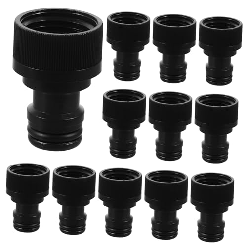 Toyvian 12 Stück Teiliges Waschmaschinen und Gartenschlauchanschluss Langlebiger Schwarzer Kunststoff Schlauchadapter Verschleißfest Platzsparend für Außenwasserhahn und Hochdruckreiniger Toyvian 12 Stück Teiliges Waschmaschinen und Gartenschlauchanschluss Langlebiger Schwarzer Kunststoff Schlauchadapter Verschleißfest Platzsparend für Außenwasserhahn und Hochdruckreiniger von Toyvian