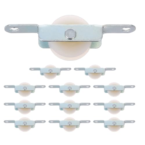 Toyvian 12-teilige Halterung für Terrassenschirm-Rollen: Halterung für Terrassenschirm-Gleitseil-Rollen – Ersatzzubehör für Gartenschirme für den Balkon im Innenhof von Toyvian