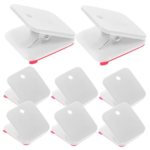 Toyvian 12Stücke Selbstklebende Clips für Hundepads Wandhalterungen für Töpfchen Training Einfache Kunststoffmaterial für Kleine und Wandteppiche von Toyvian