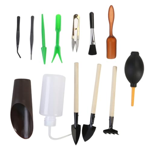Toyvian 13 Stück Teiliges Mini Gartenwerkzeug Set für Sukkulenten mit Transplantier Pflegetools Biegsame Gießkanne Luftblasgerät Schaufel Pinzette und Schere Leichtes Gartenzubehör für Toyvian 13 Stück Teiliges Mini Gartenwerkzeug Set für Sukkulenten mit Transplantier Pflegetools Biegsame Gießkanne Luftblasgerät Schaufel Pinzette und Schere Leichtes Gartenzubehör für von Toyvian