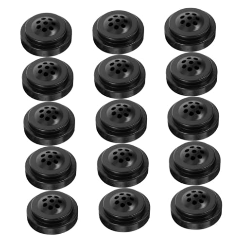 Toyvian 15 Stück Teiliges Runde Tisch Flaggenständer Stabiler Schwarzer Flaggenhalter Robuste Basis für Büro und Besprechungsraum Miniatur Flaggenständer von Toyvian